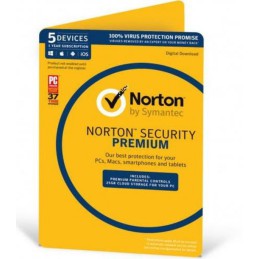 Symantec Norton Security Premium for 5 devices Win/MAC (Email delivery)