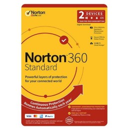 Symantec Norton 360 Standard 2 Device 1Yr + VPN Security (Email Delivery)