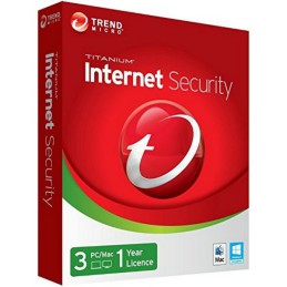 Trend Micro Titanium Internet Security 3 device 1YR Win/MAC (Email delivery)