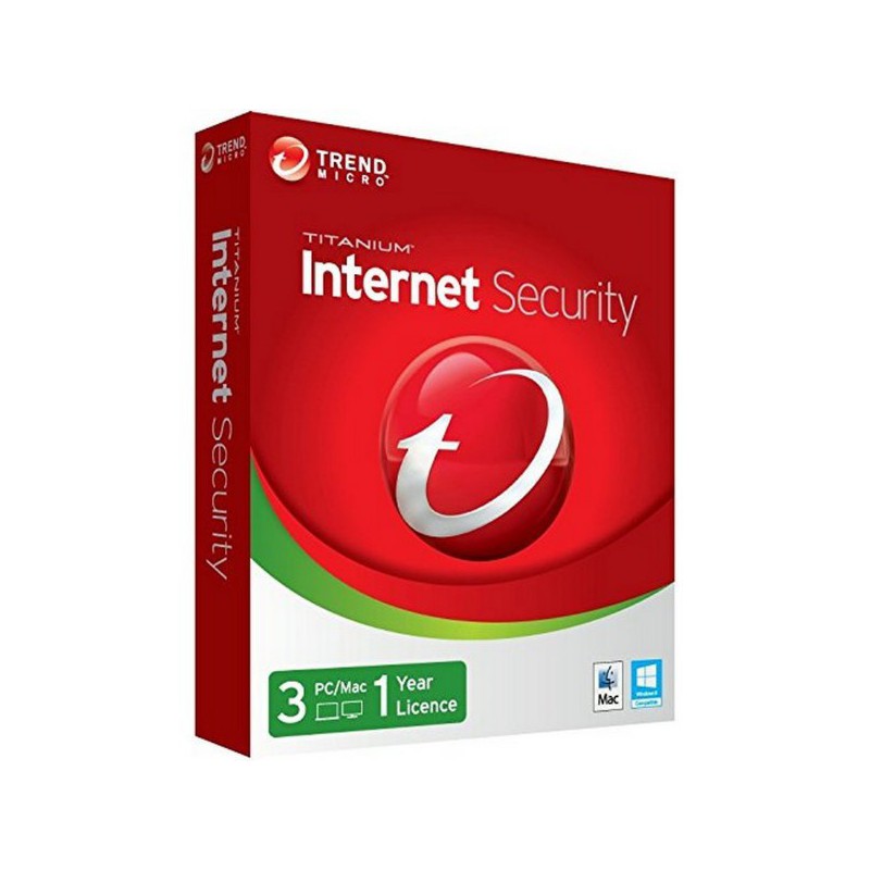 Trend Micro Titanium Internet Security 3 device 1YR Win/MAC (Email delivery)