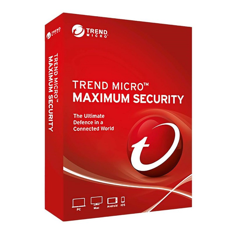 Trend Micro Maximum Security Multi Device 3 Devices 2 Yr Win/MAC (Email delivery)