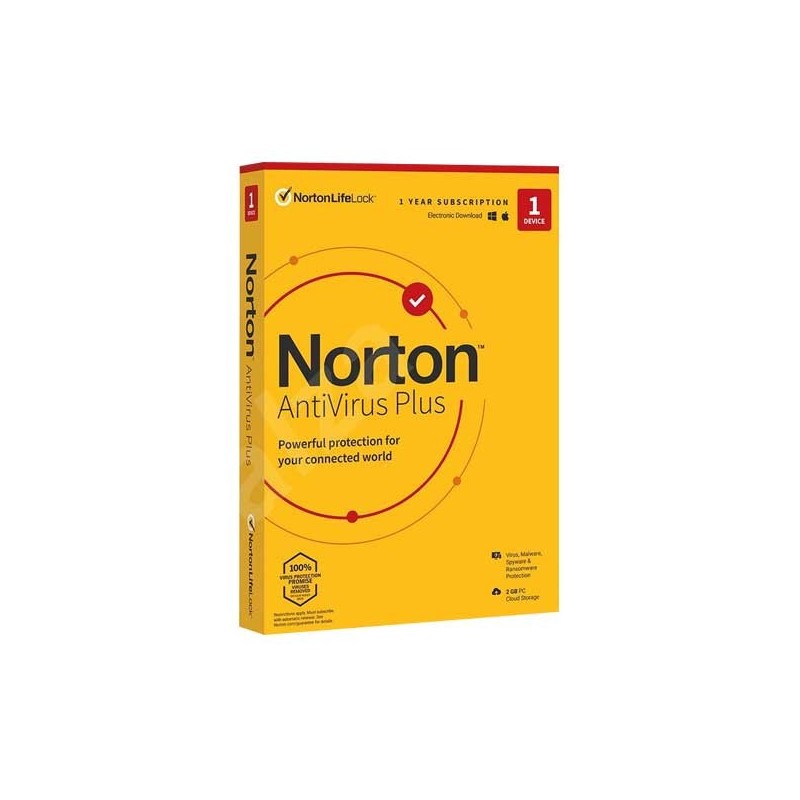 Symantec Norton Antivirus Plus 1PC/MAC 1 year (Email delivery)