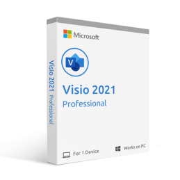 Microsoft Visio Professional 2021 Windows (Email delivery)