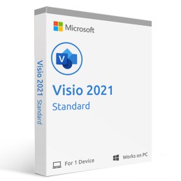 Microsoft Visio Standard 2021 Windows (Email delivery)