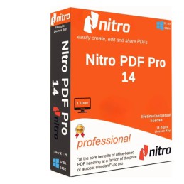 Nitro PDF Pro 14 PDF Editor Lifetime Windows (Email delivery)