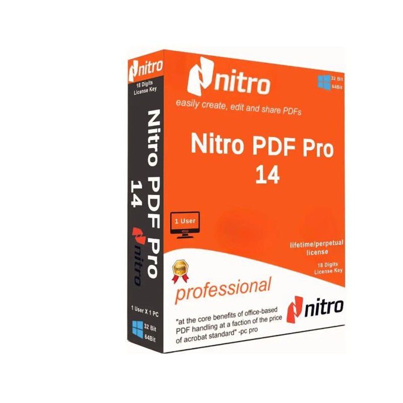 Nitro PDF Pro 14 PDF Editor Lifetime Windows (Email delivery) Nitro PDF Pro 14 PDF Editor Lifetime Windows (Email delivery)