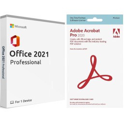 Adobe Acrobat Pro 2020+MSO Pro 2021 Lifetime Windows bundle (Email delivery)