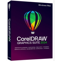 CorelDraw Graphics Suite 2024 Win or MAC lifetime (Email delivery)