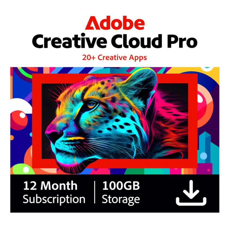 Adobe Creative Cloud  Pro | 1 Year Subscription | All Apps |Email delivery