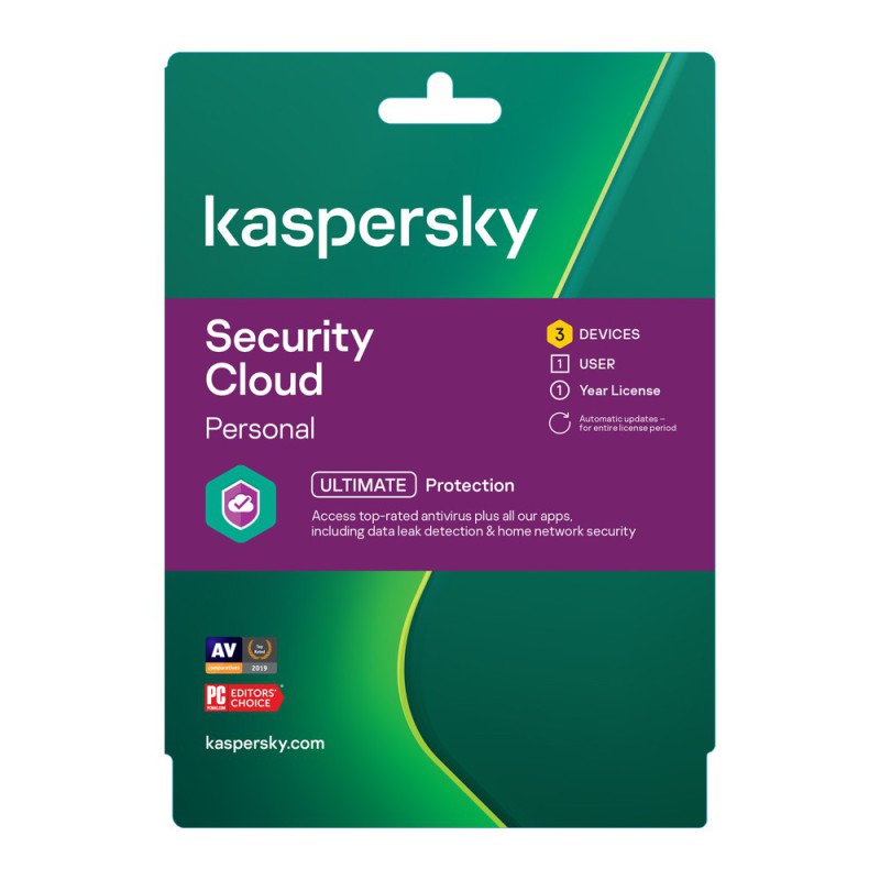 Kaspersky Security Cloud Personal 3 Device 1 Year Win/MAC (Email delivery)