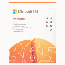 Microsoft Office 365 Personal PC/MAC up to 5 devices for 1Yr Email Delivery