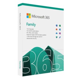 Microsoft Office 365 Family 6 users PC/MAC 1Yr Subscription (DOWNLOAD)