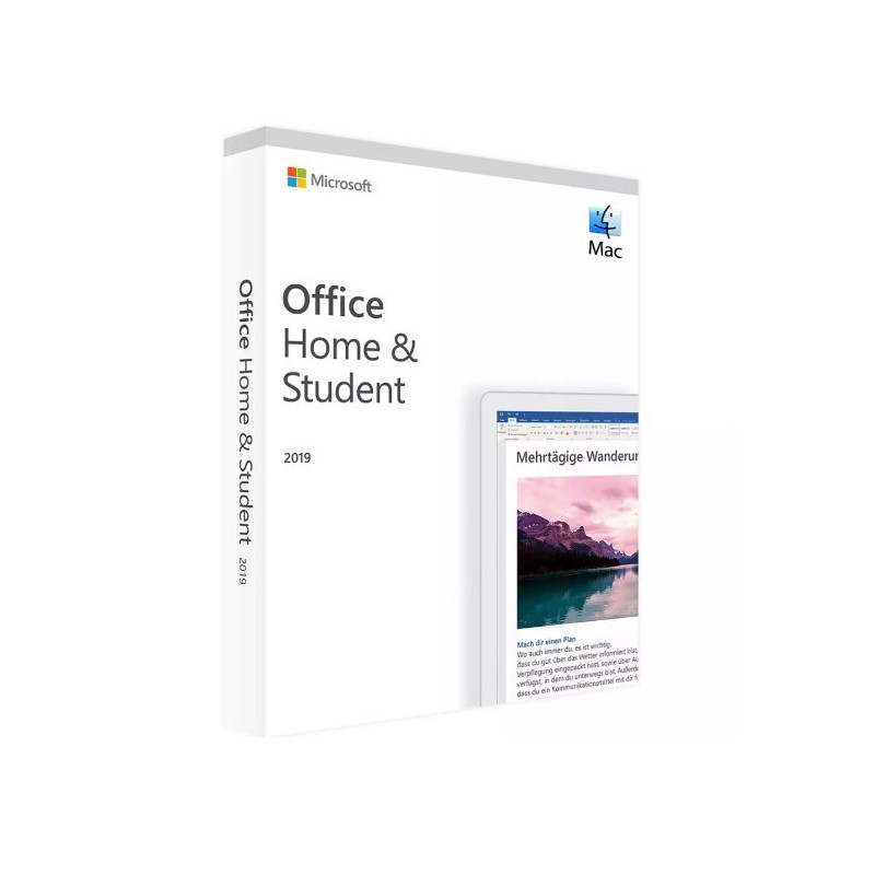 Microsoft Office Home & Student 2019 MAC/License ( DOWNLOAD )