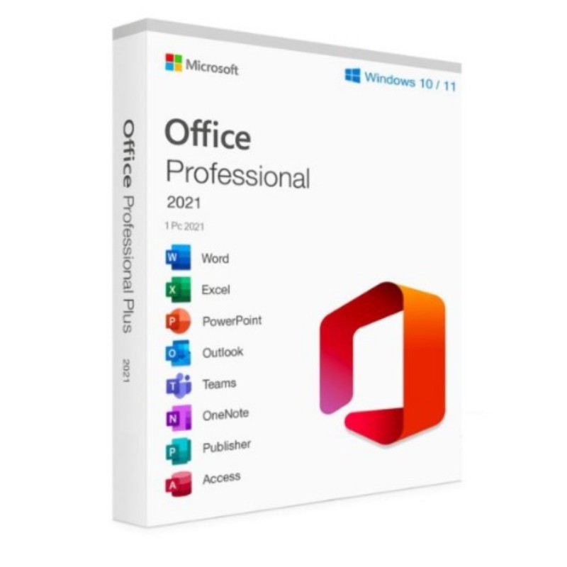 Microsoft Office Professional 2021 Retail Lifetime Incl Publisher 1pc (Email delivery)